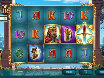 Игровой аппарат Sword Of Arthur студии Thunderkick